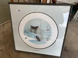 Framed Vintage Print by P. Buckley Moss