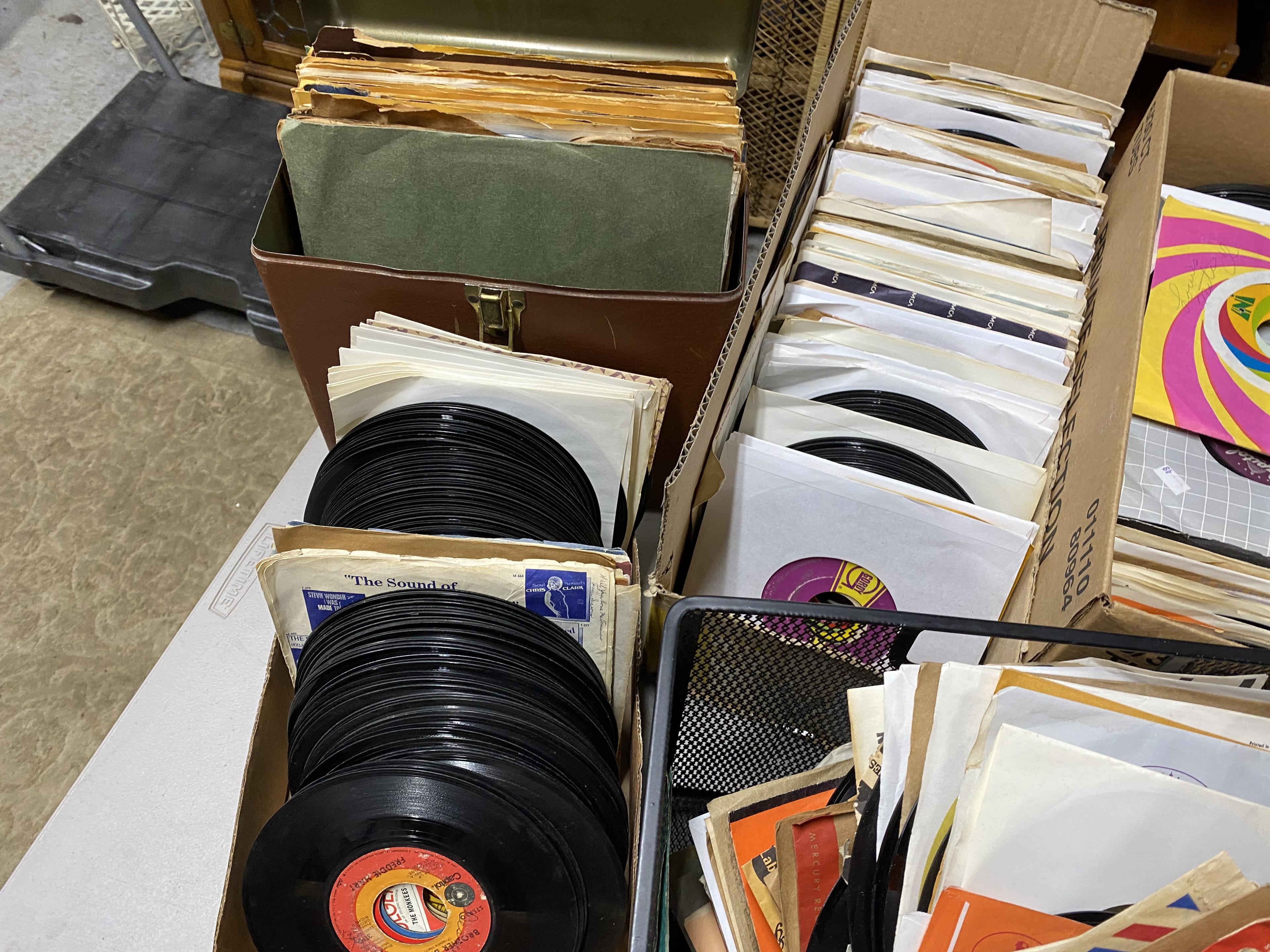 Very Large quantity of 45 records and 33's