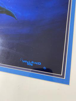 Large marine print by Wyland dolphins