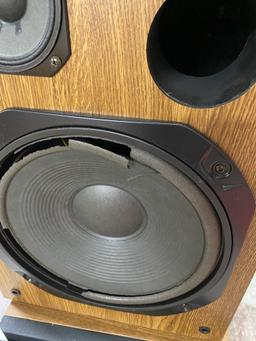 Pair of vintage speakers by Vector Research