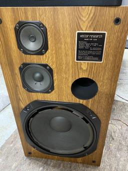 Pair of vintage speakers by Vector Research