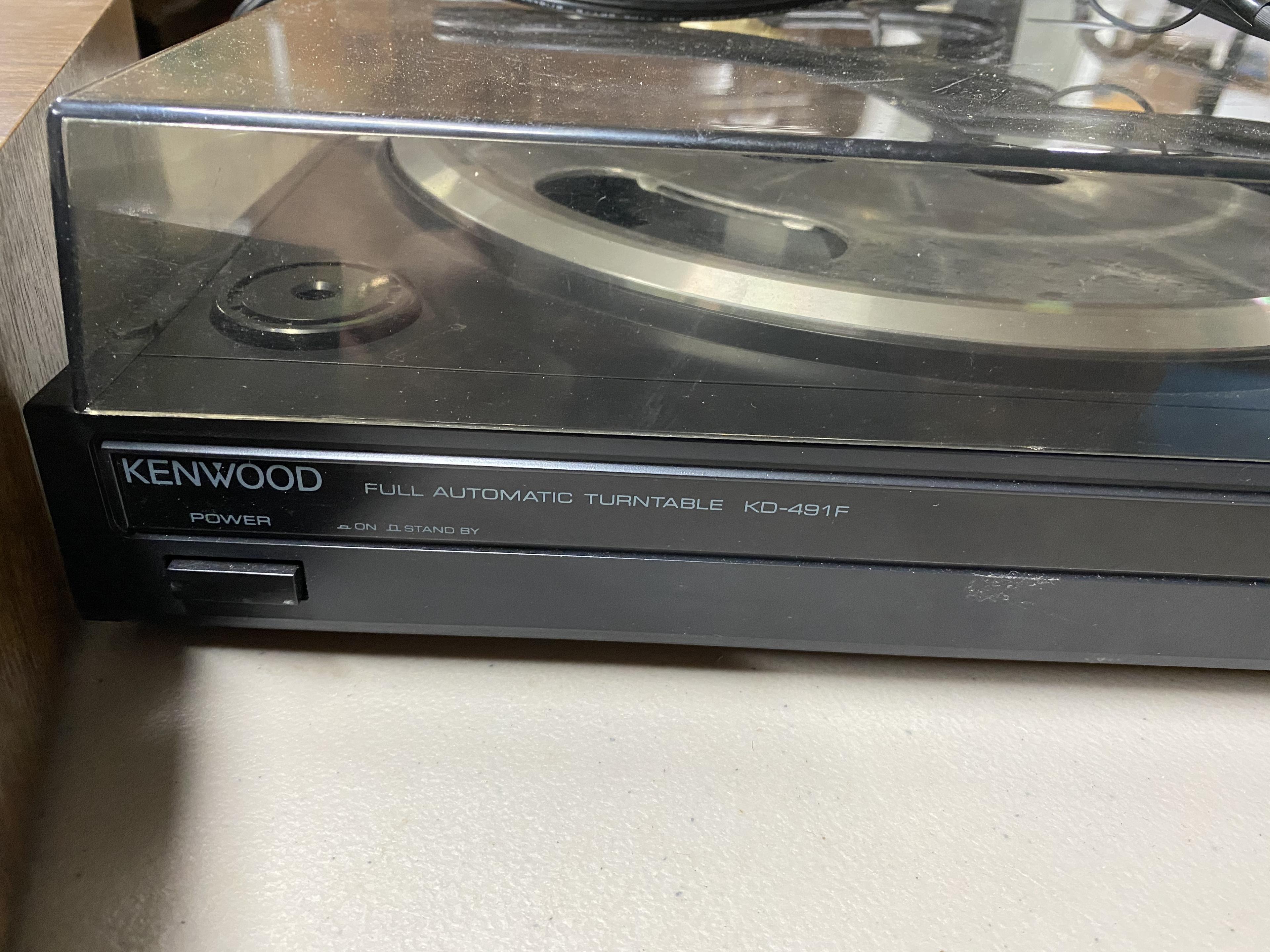 Kenwood turntable PLUS BIC Beam box.