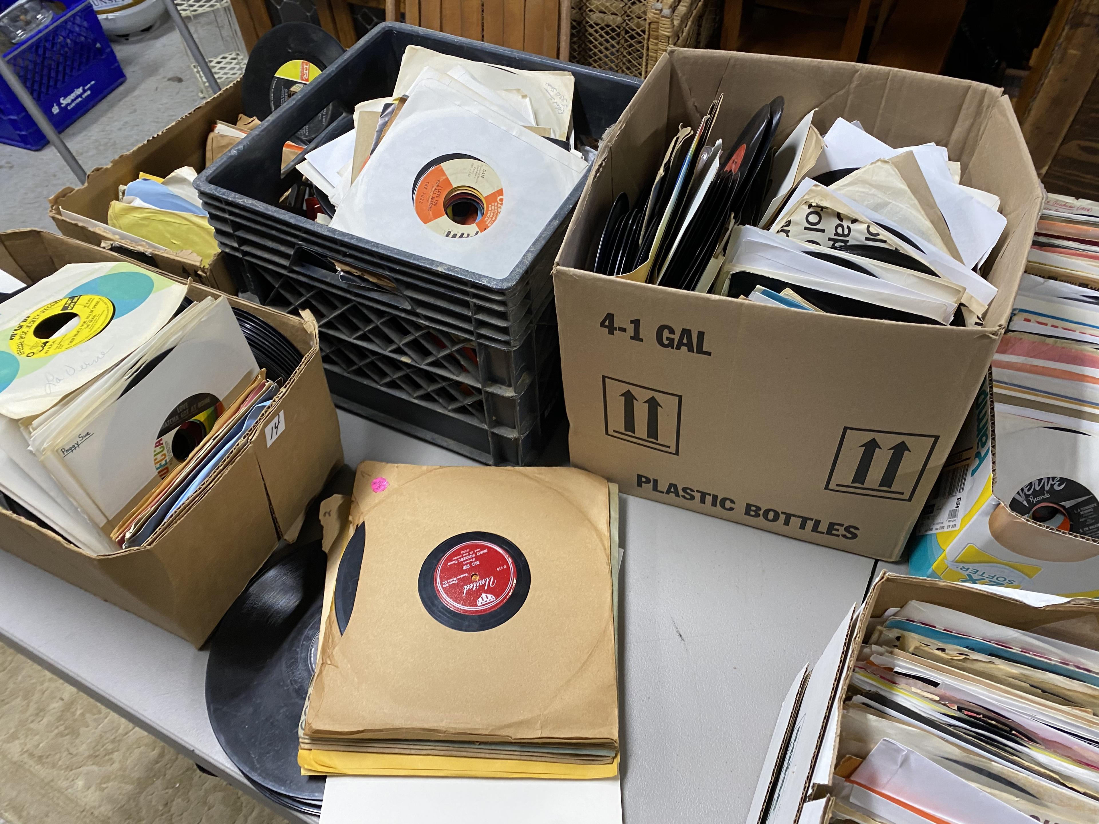 Very Large quantity of 45 records