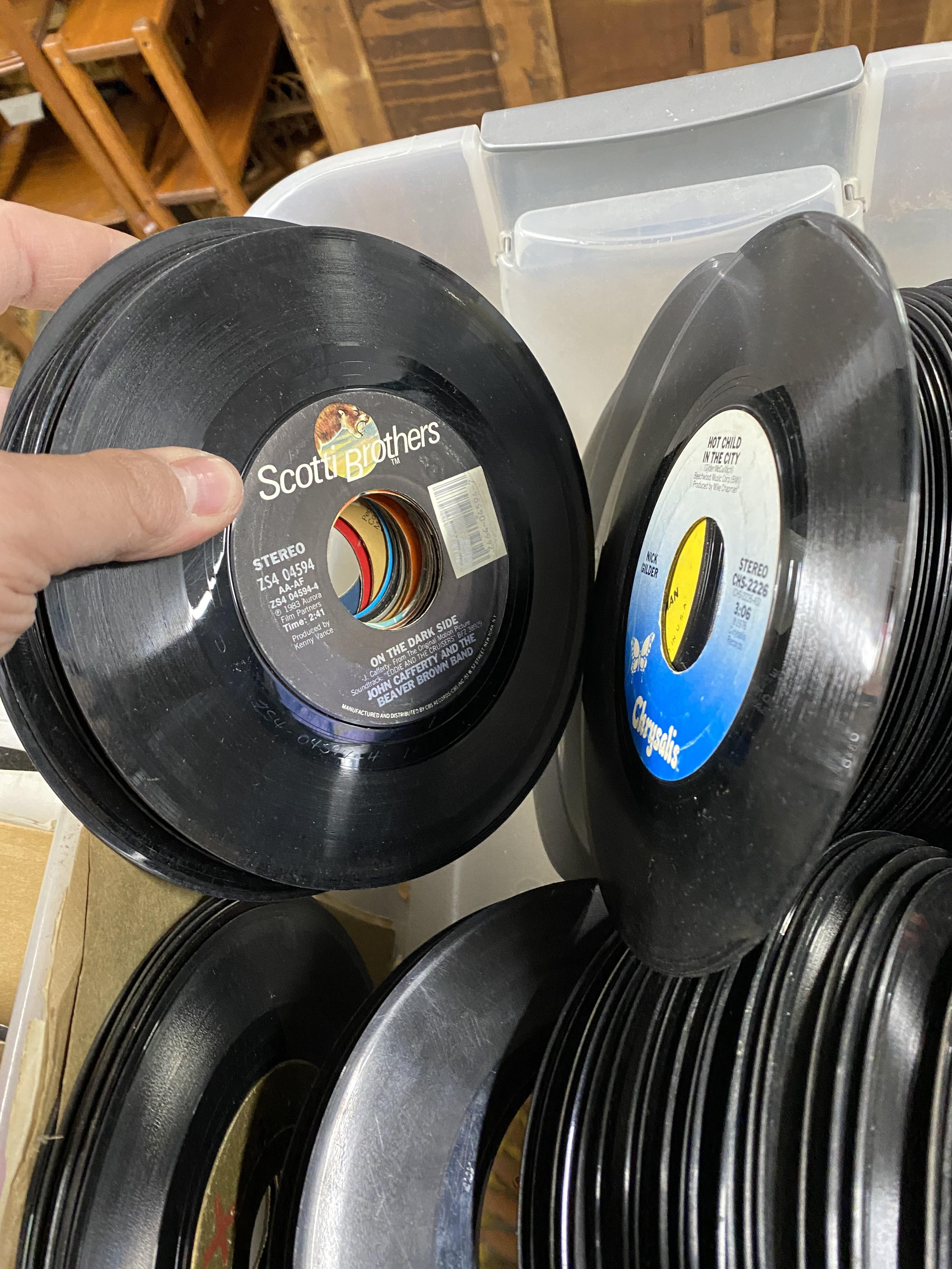 Very Large quantity of 45 records