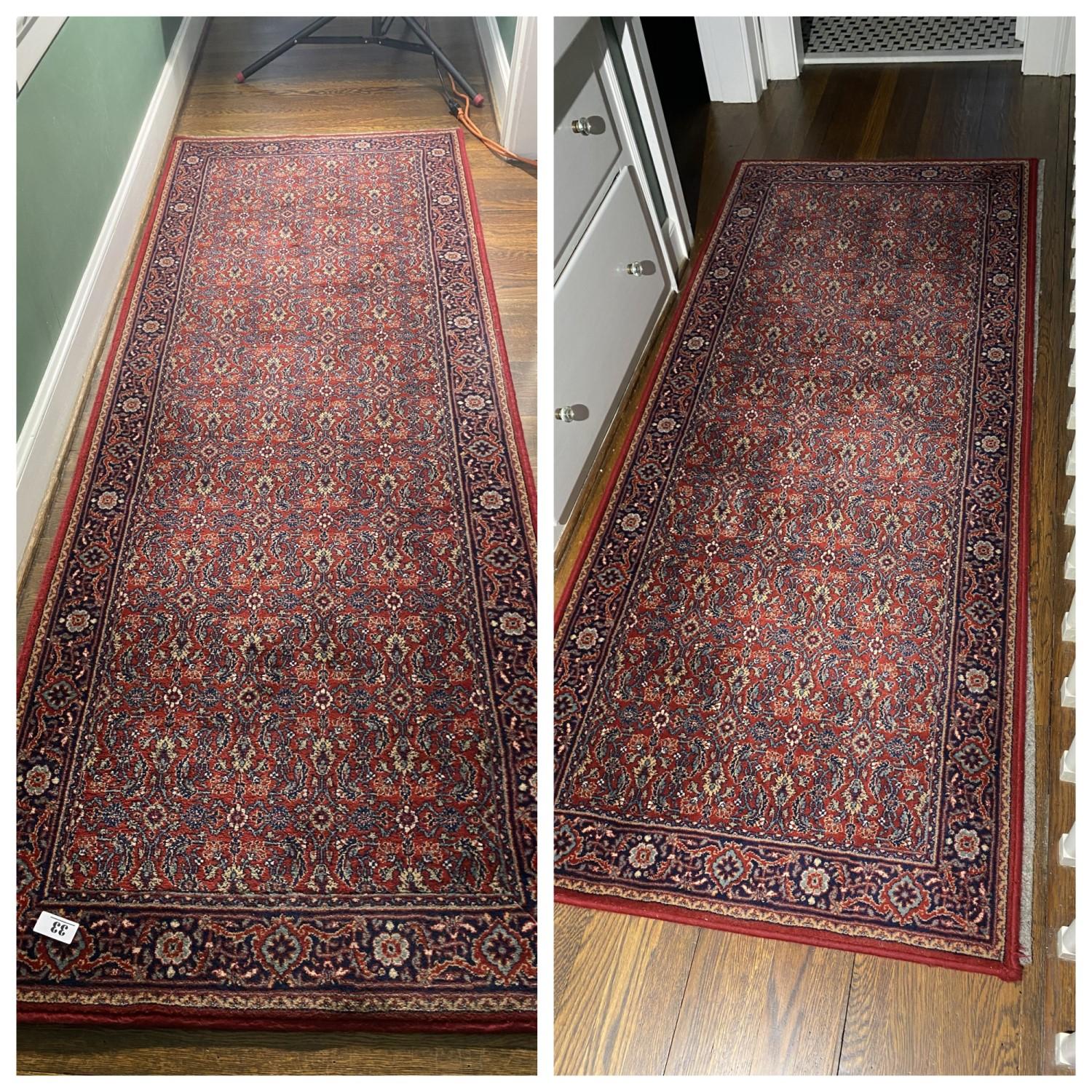 Two nice long hall rugs