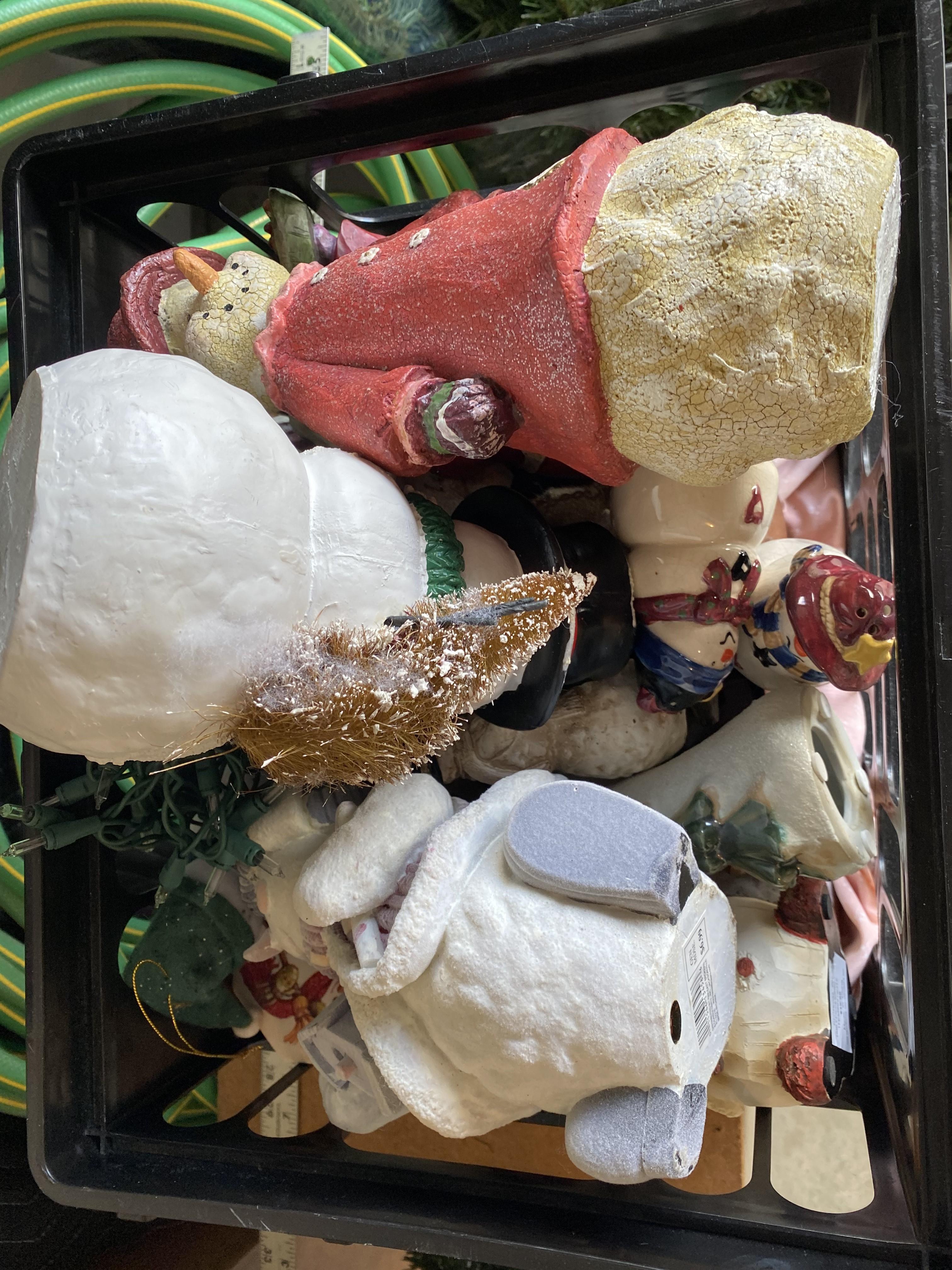 Large assortment of holiday decor