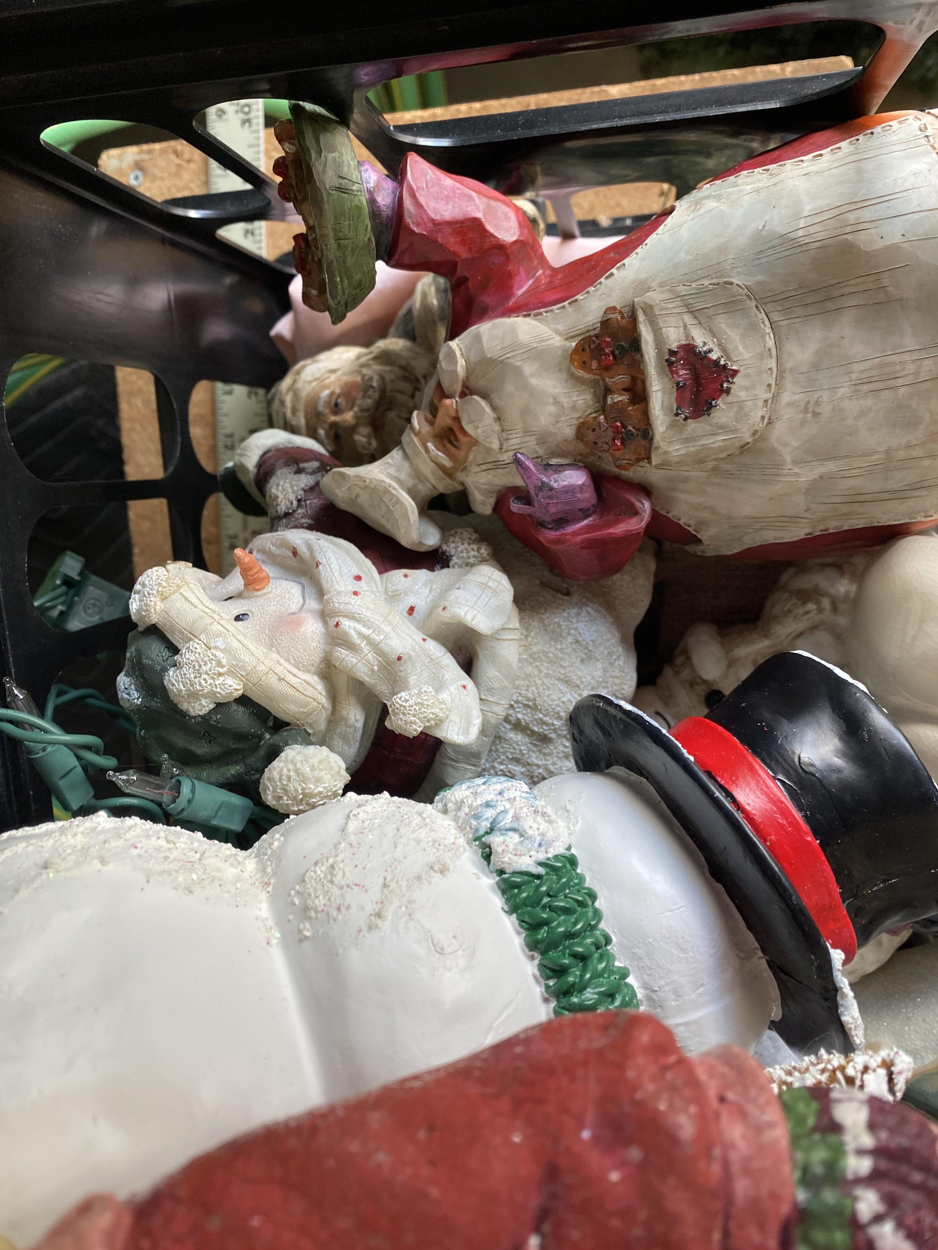 Large assortment of holiday decor