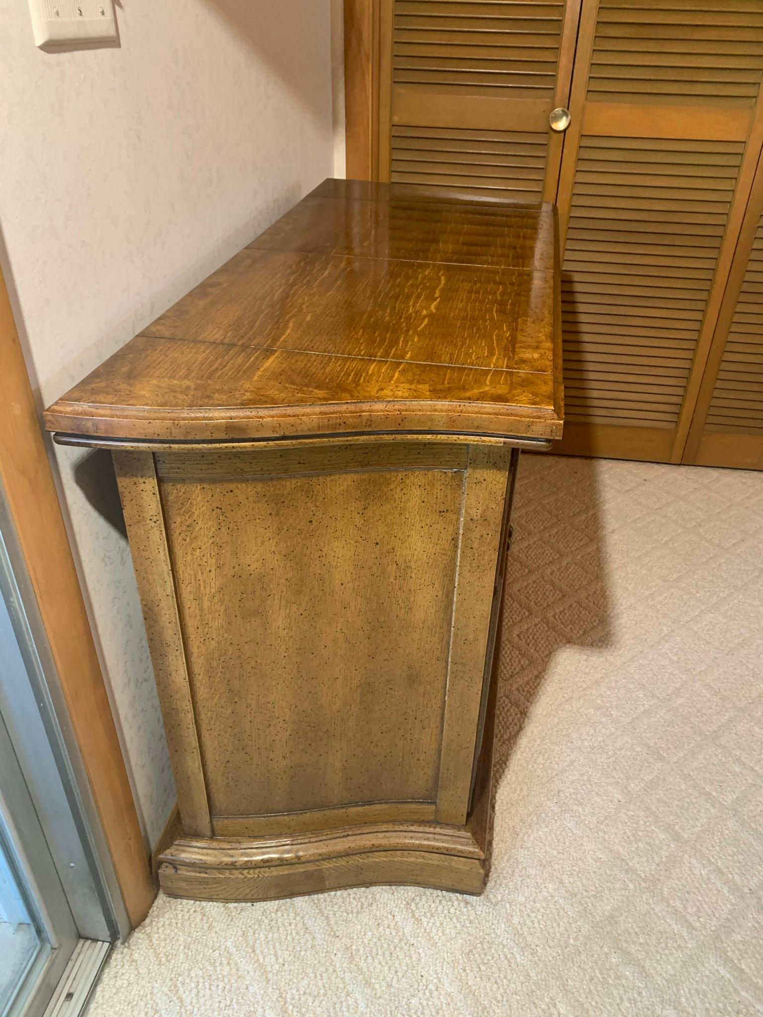 Server / Bar Cabinet with Marble Centerpiece by Unique