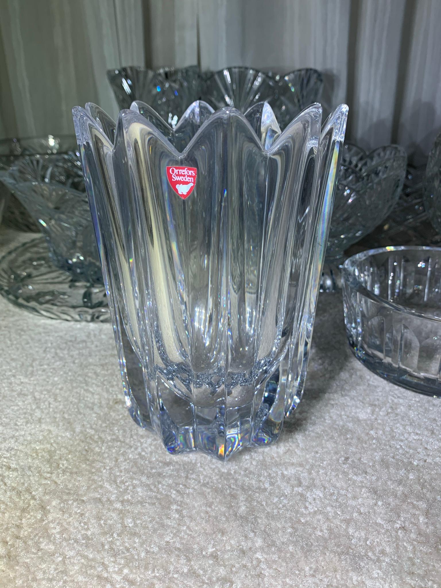 Assortment of Cut Glass & Crystal