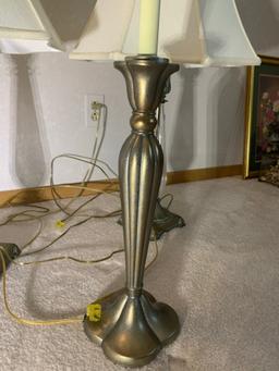 3 Table Lamps & 1 Floor Lamp