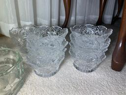 Assortment of Cut Glass Glassware