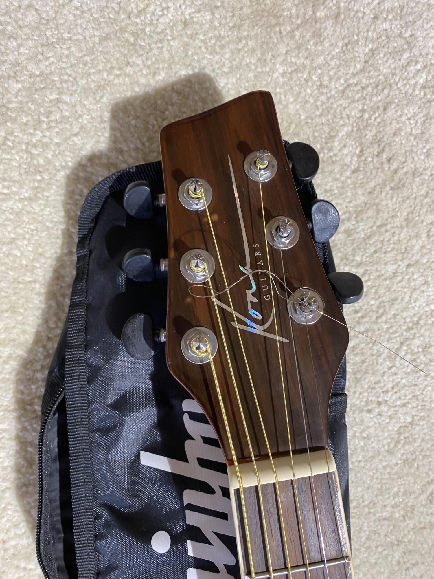 Vintage Acoustic Guitar by Kona