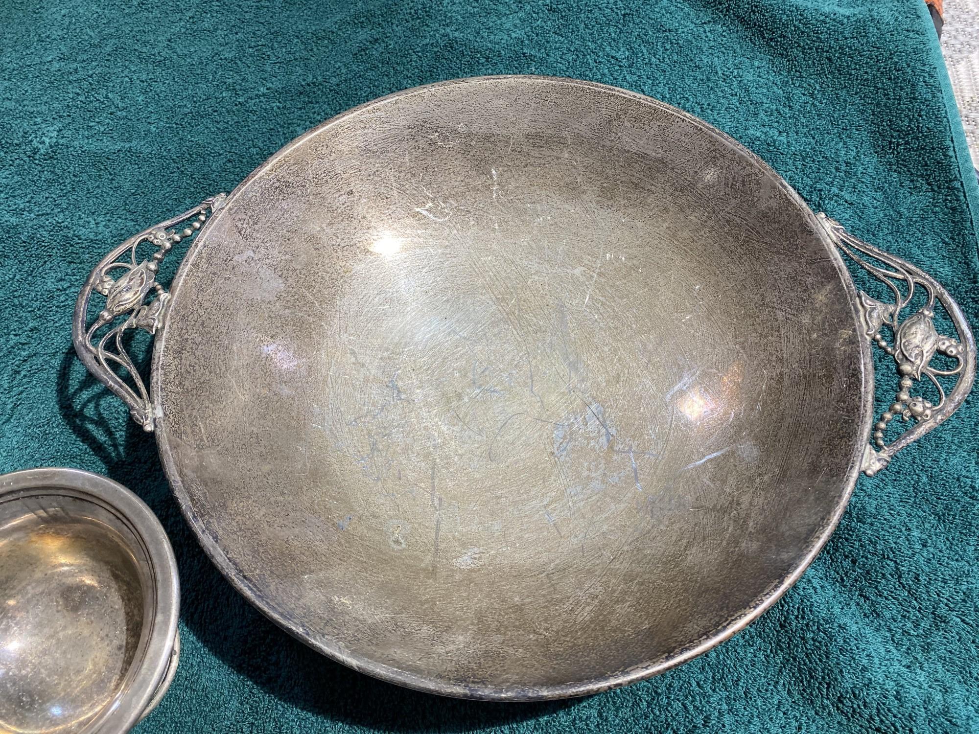 905 grams sterling silver -Large Bowl PLUS