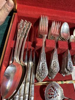 Large Set Wallace Sterling Silver in Case 1,692 grams