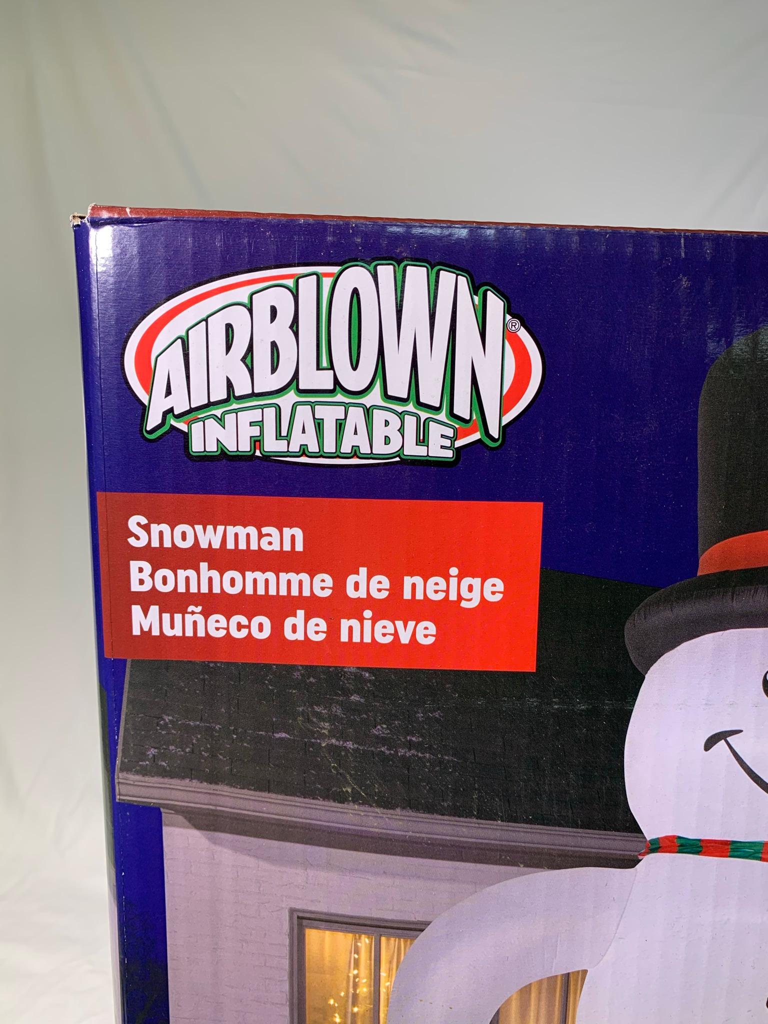Airblown Inflatable Snowman.  See Photos.