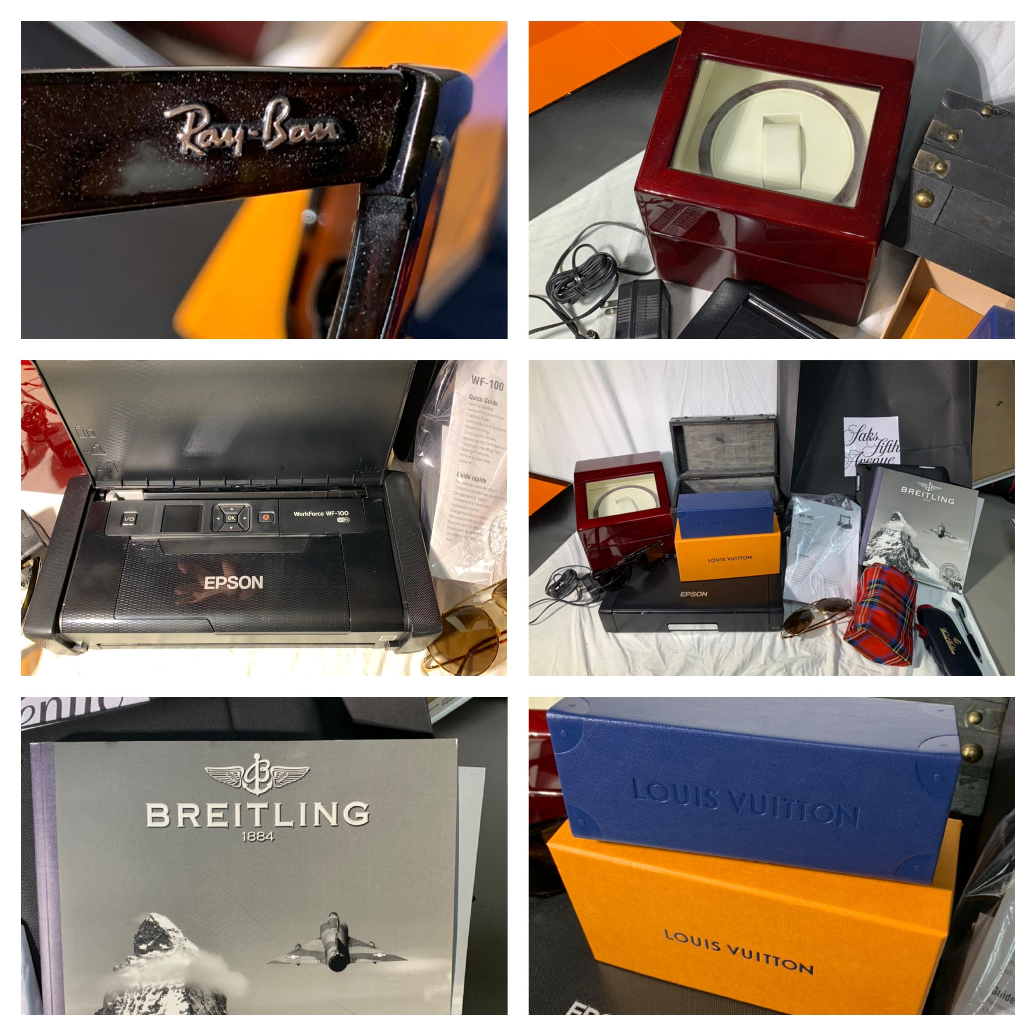 Breitling Book, Epson Printer, Brookstone Watch Case, and More