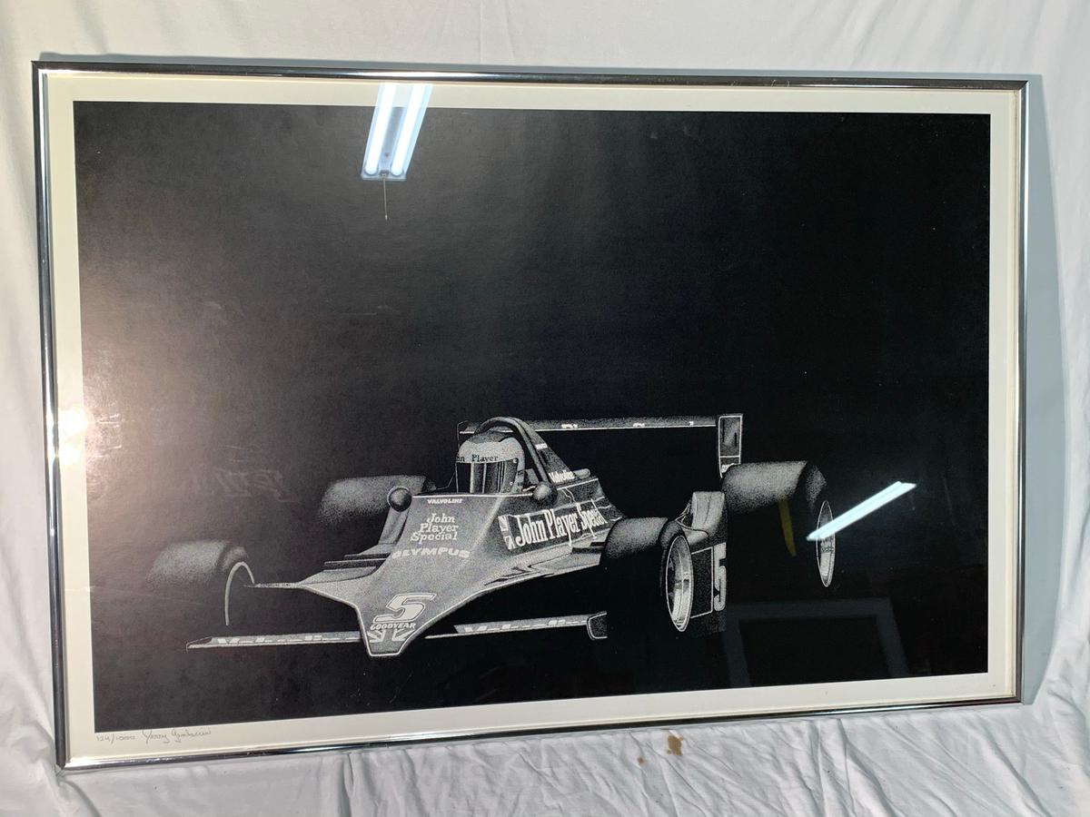 Racing John Player Signed and Numbered Framed Print