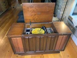 Zenith Mid-century Console Stereo with 8-Track Player