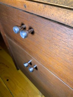 Walnut Mid-century Modern Desk