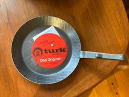 Turk Das Original German Made Forged Iron Skillet