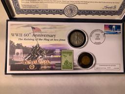 Certificate of Authenticity WWII 60th Anniversary Commemorative Edition / Limited Edition Coins