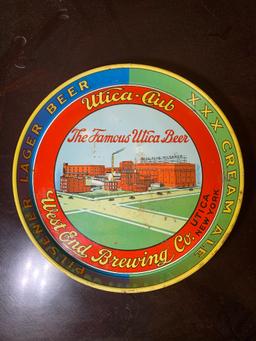 Utica - Club West End Brewing Co. Metal Tray.