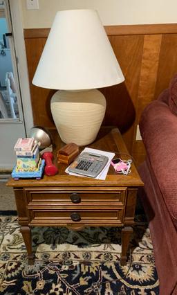 Drexel Side Table, Sofa, & Cabinet