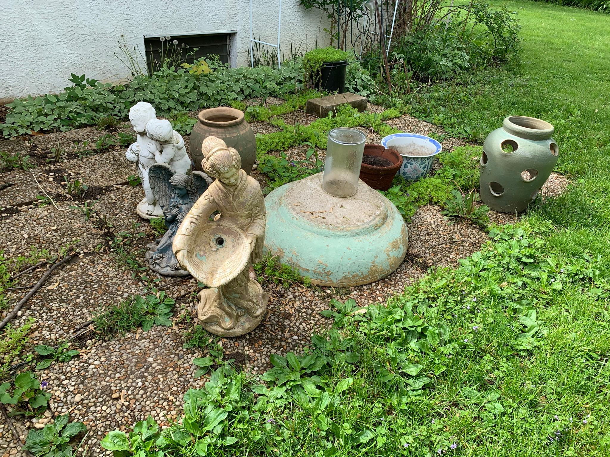 Cleanout Patio / Backyard Statues