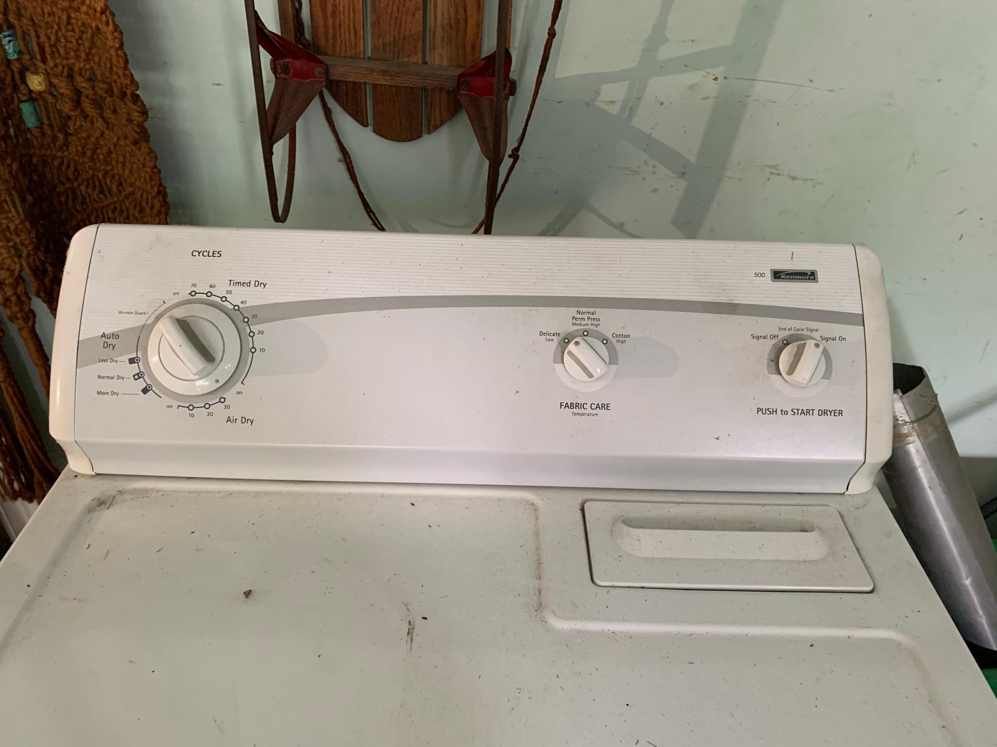 Kenmore Electric Dryer  Model 110.68522700