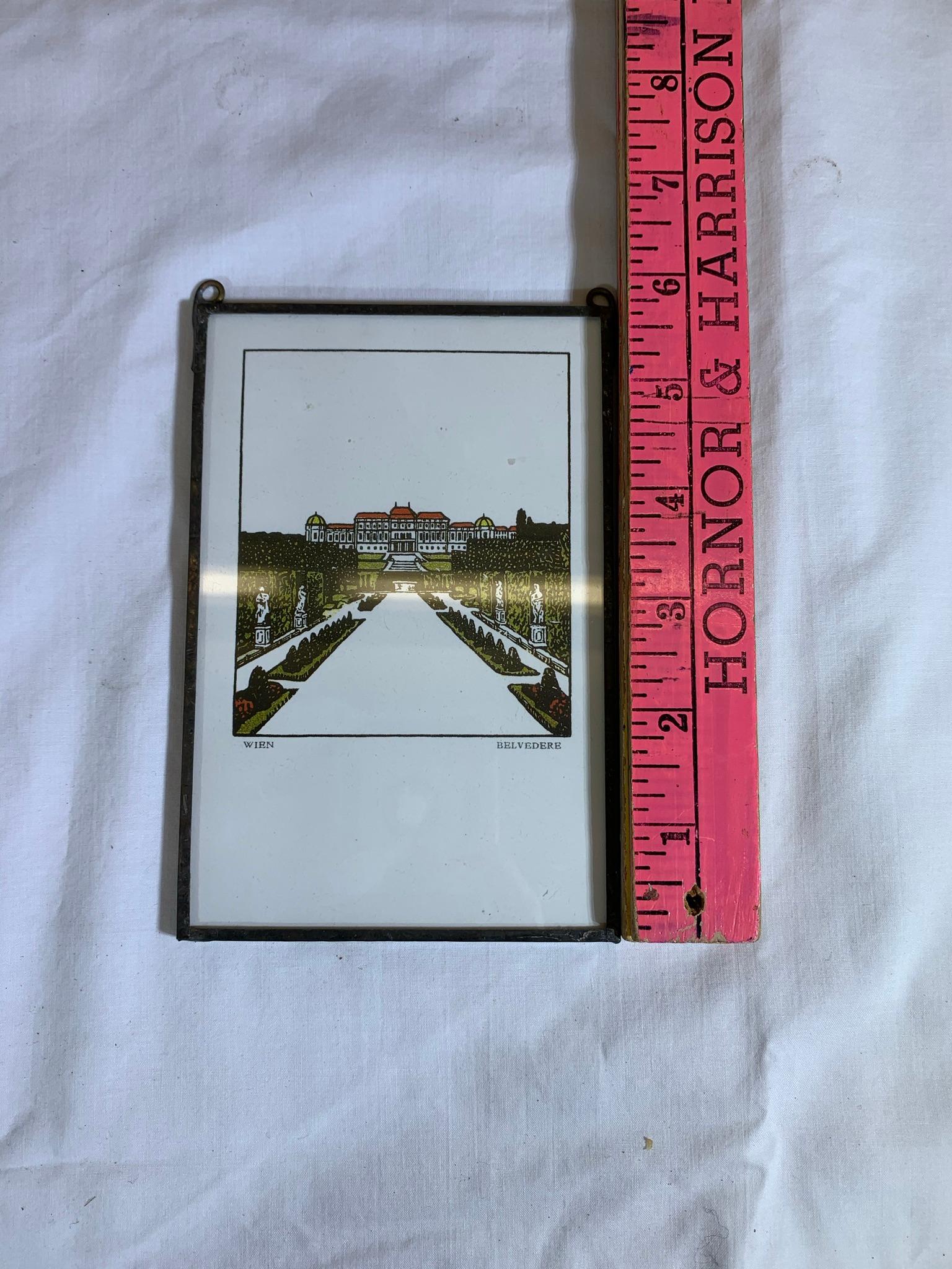 Mid Century Parker Research Inc.  Thermometer and Travel Prints.