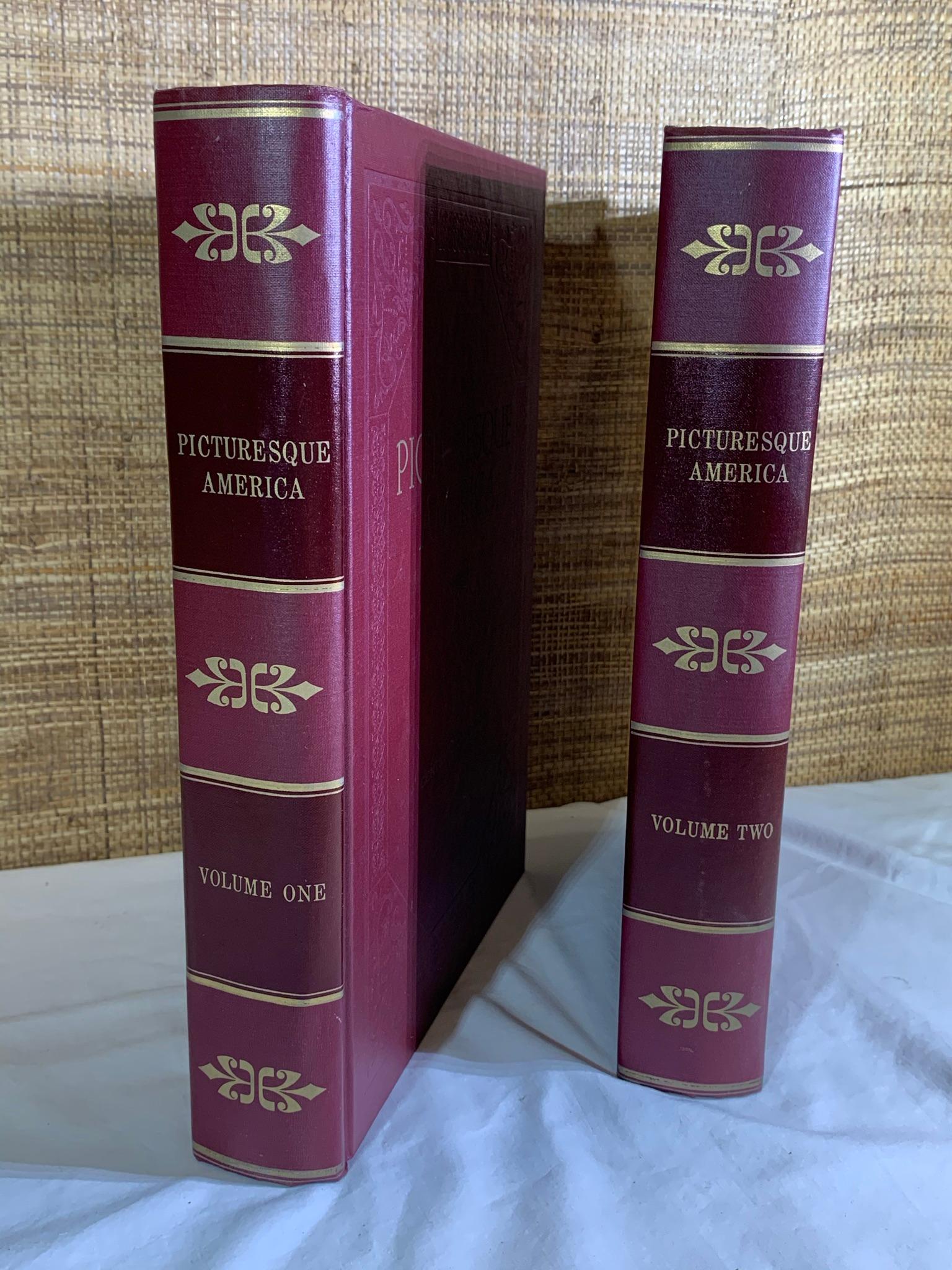 Picturesque America Centennial Edition Books .  Volume One & Two.