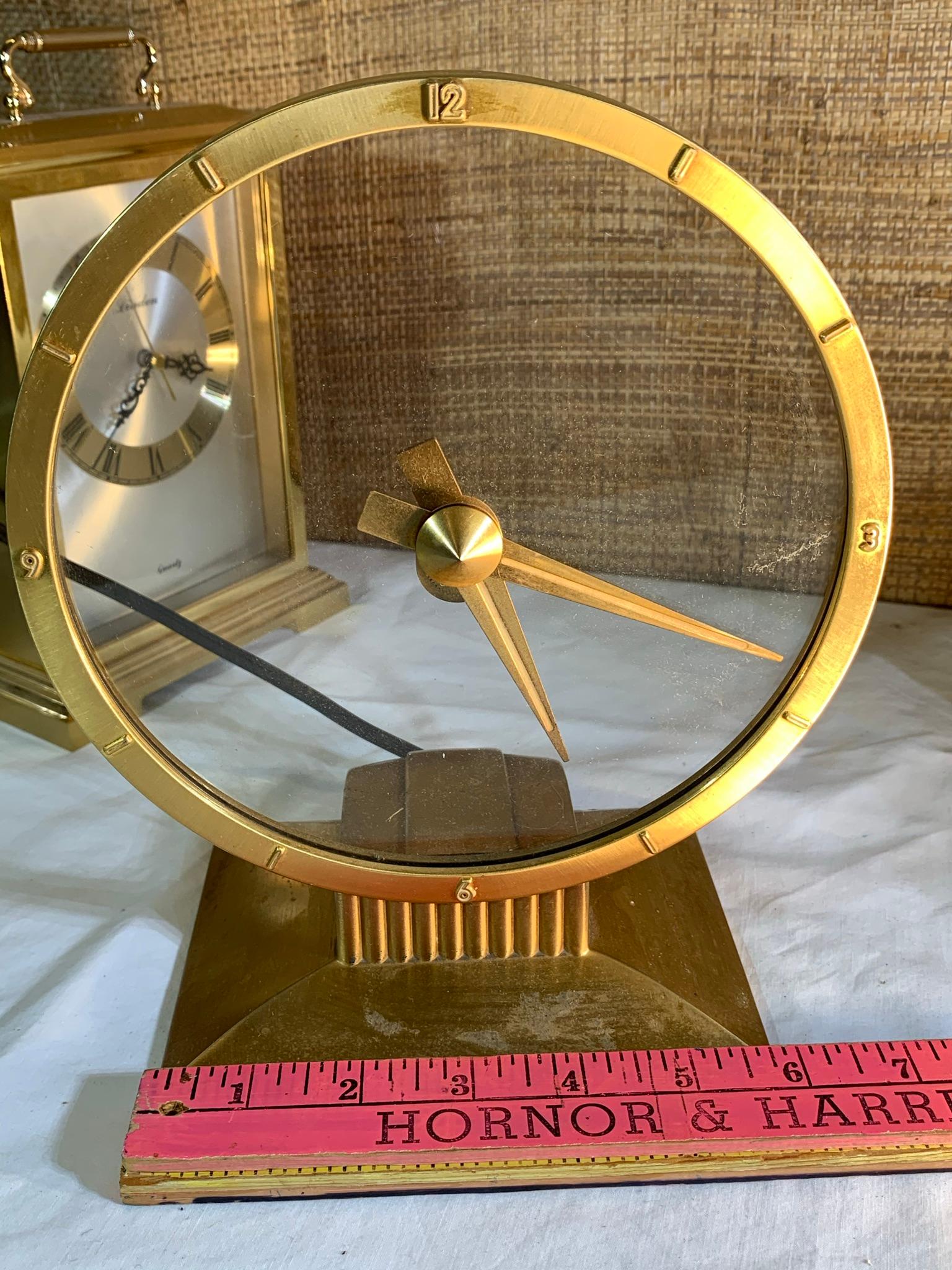 Vintage AirGuide Temperature Desktop Weather Station, Vintage Clocks & Light .