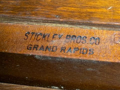 Unusual Stickley Brothers Industrial Table.