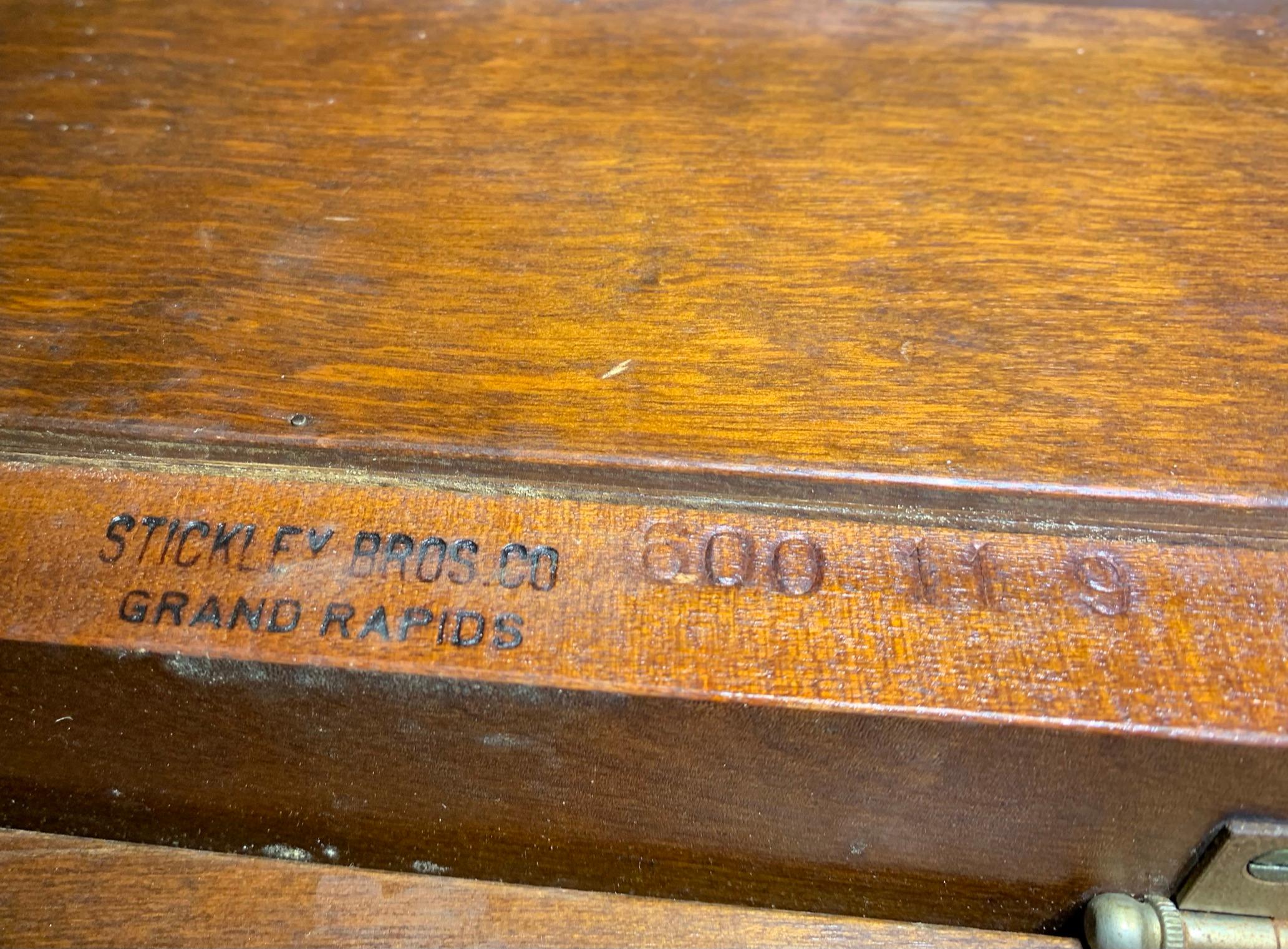 Unusual Stickley Brothers Industrial Table.