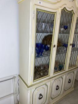 French Provincial Style China Cabinet