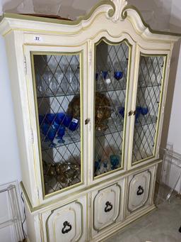 French Provincial Style China Cabinet