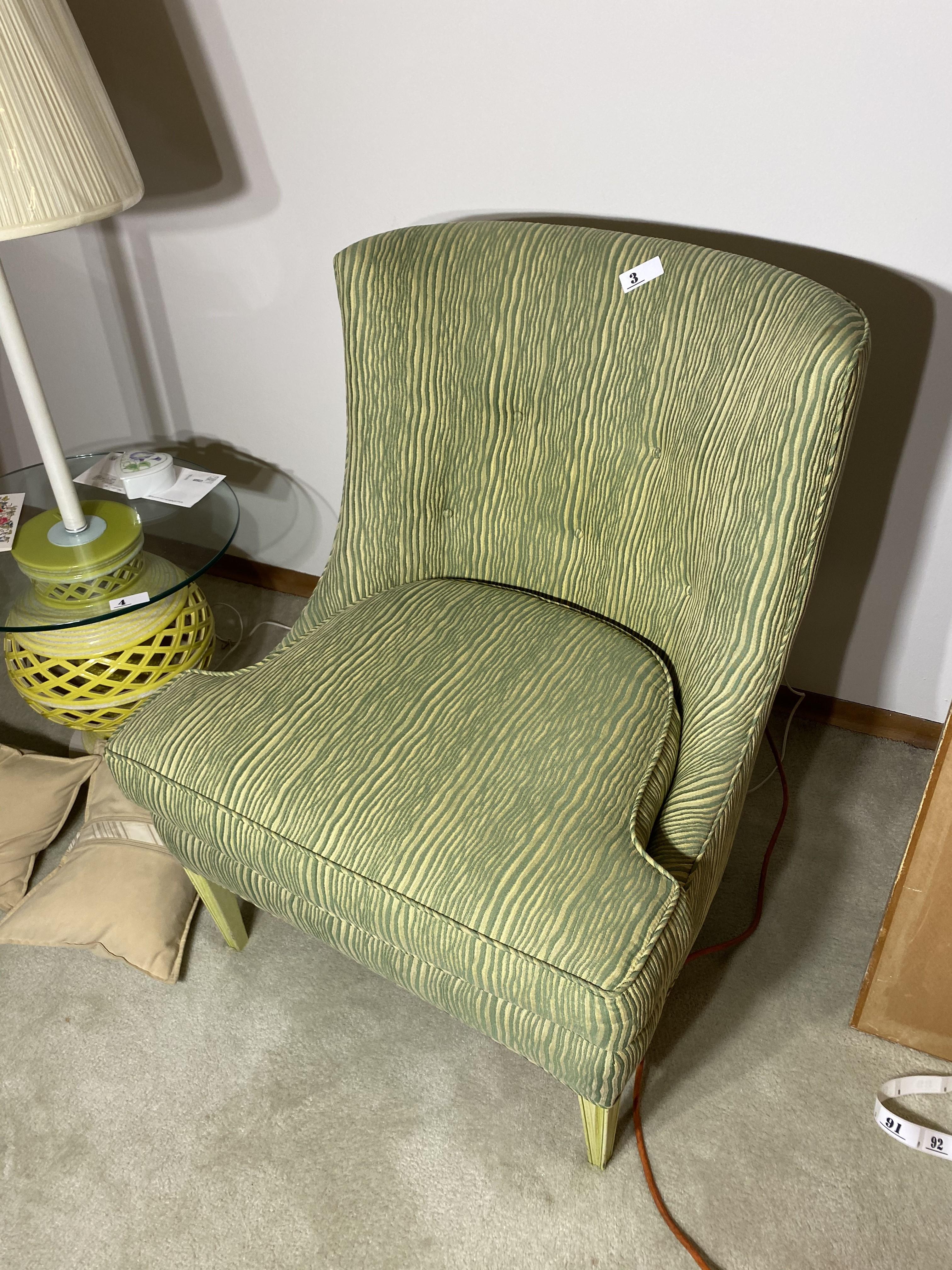 Two Vintage Upholstered chairs