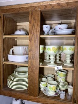 Cupboard lot of dishwares