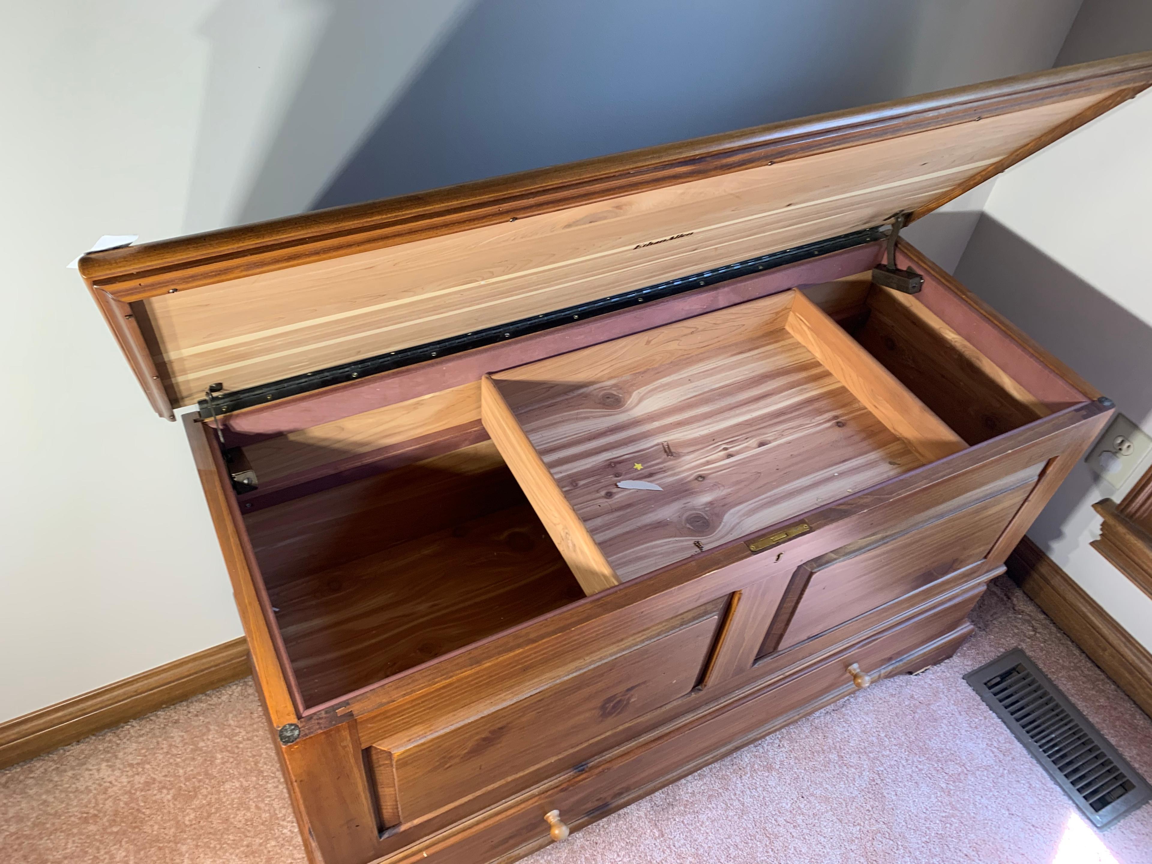 Vintage Ethan Allen cedar trunk or hope chest