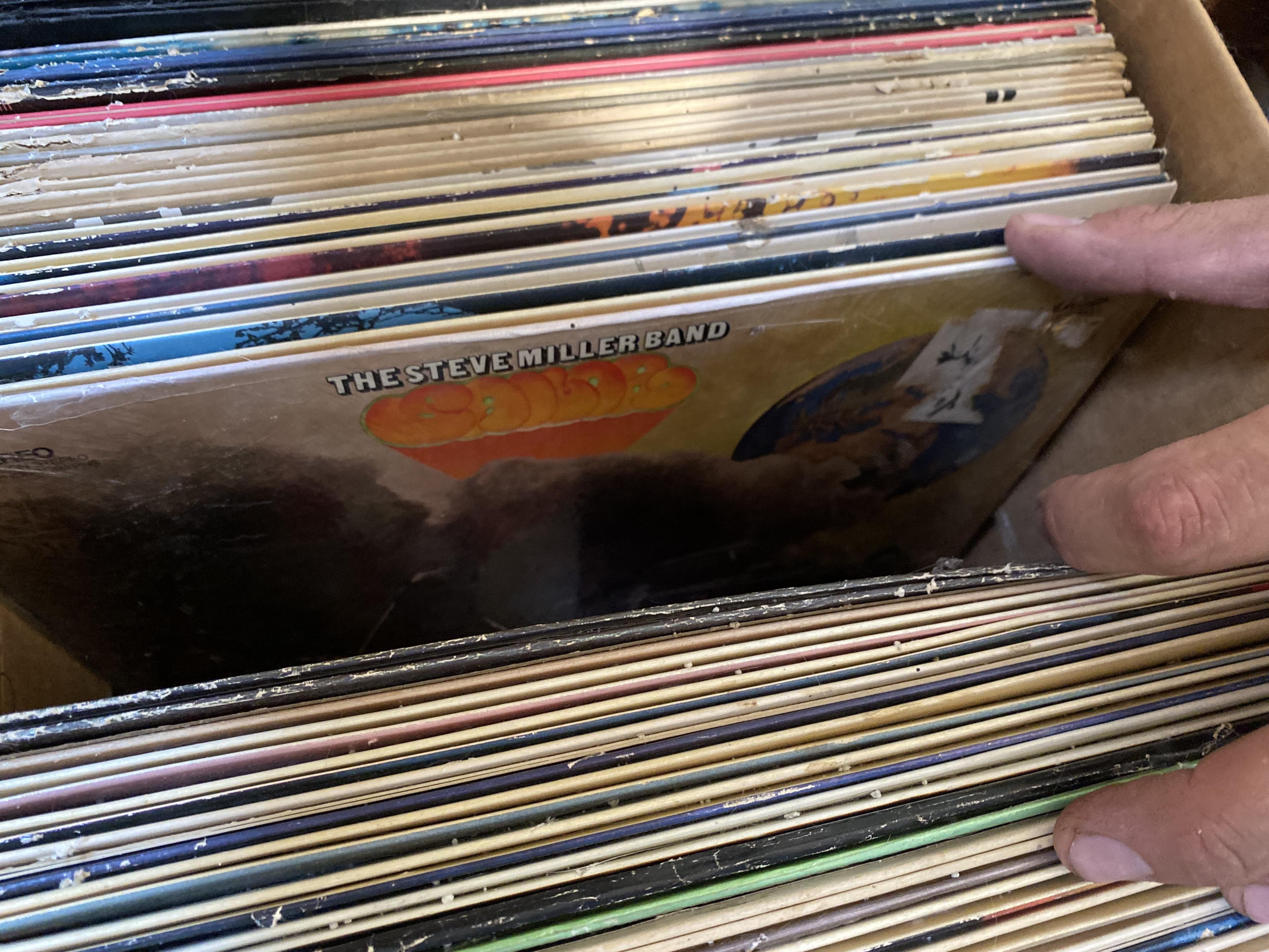 2 large boxes of vintage popular records