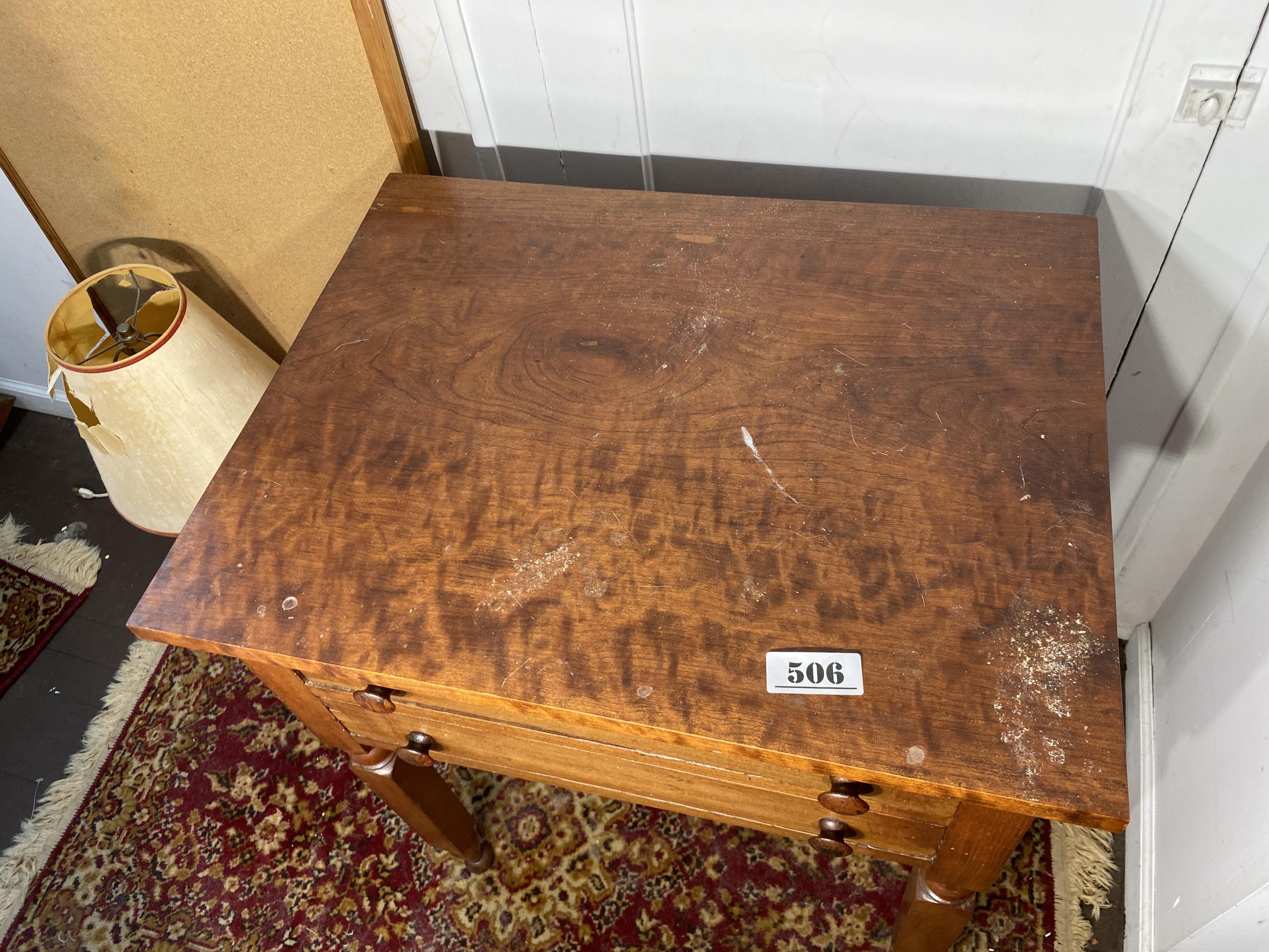 Antique Two Drawer 19th c table