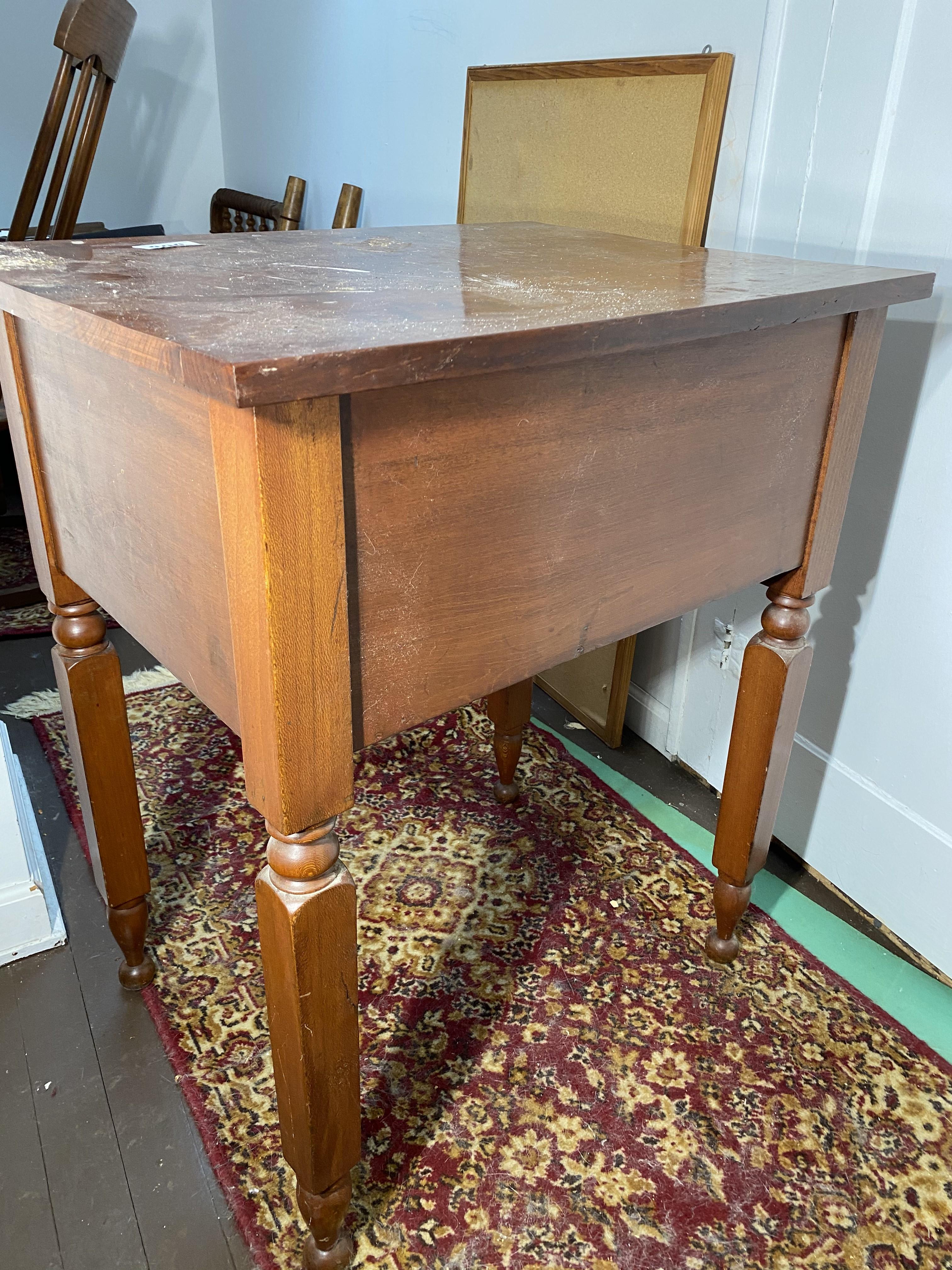 Antique Two Drawer 19th c table