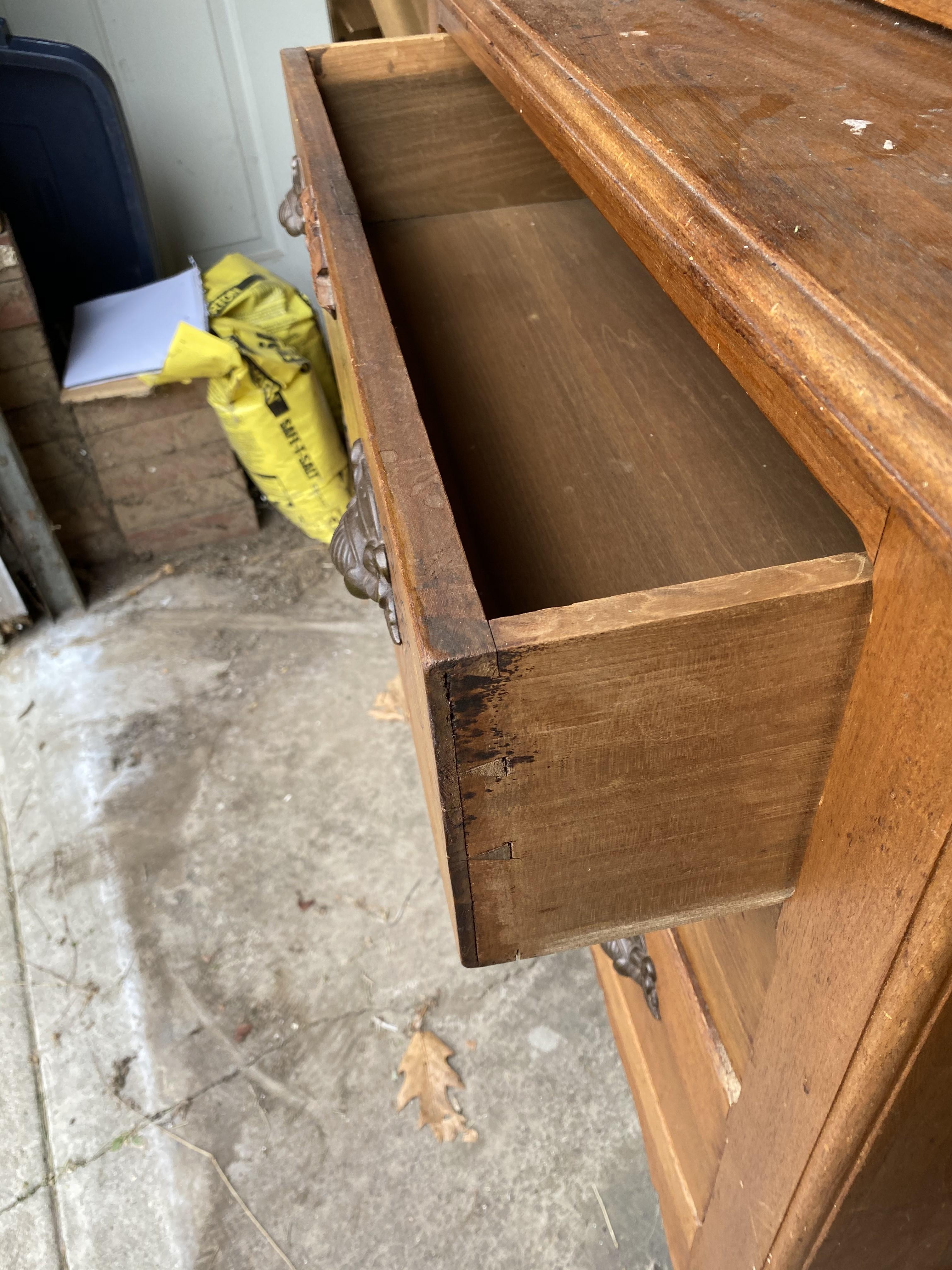 Antique Dresser with Mirror