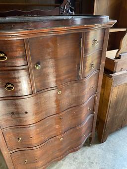 Antique Dresser With Mirror