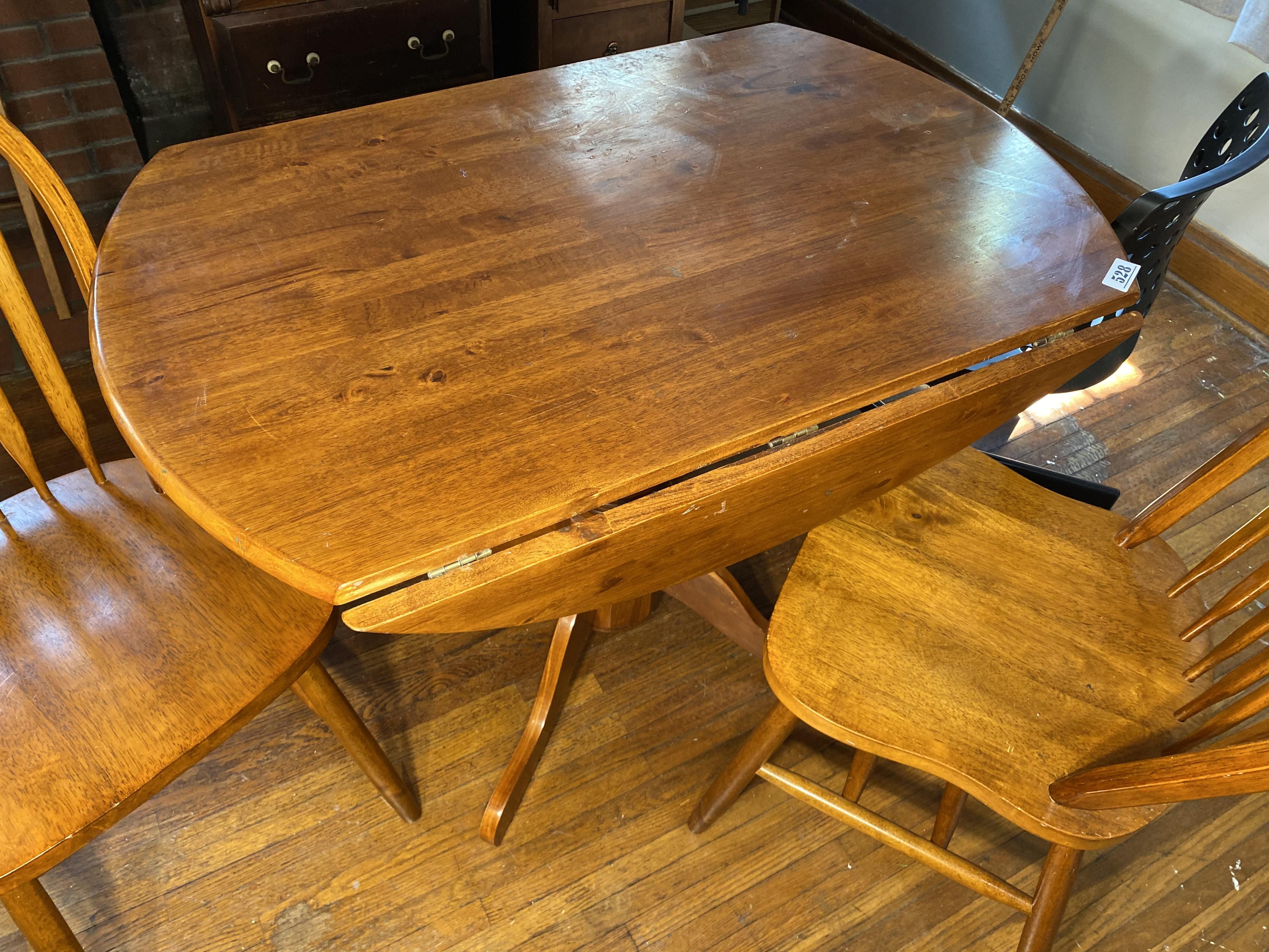 Wooden Dining Table Plus Two Chairs