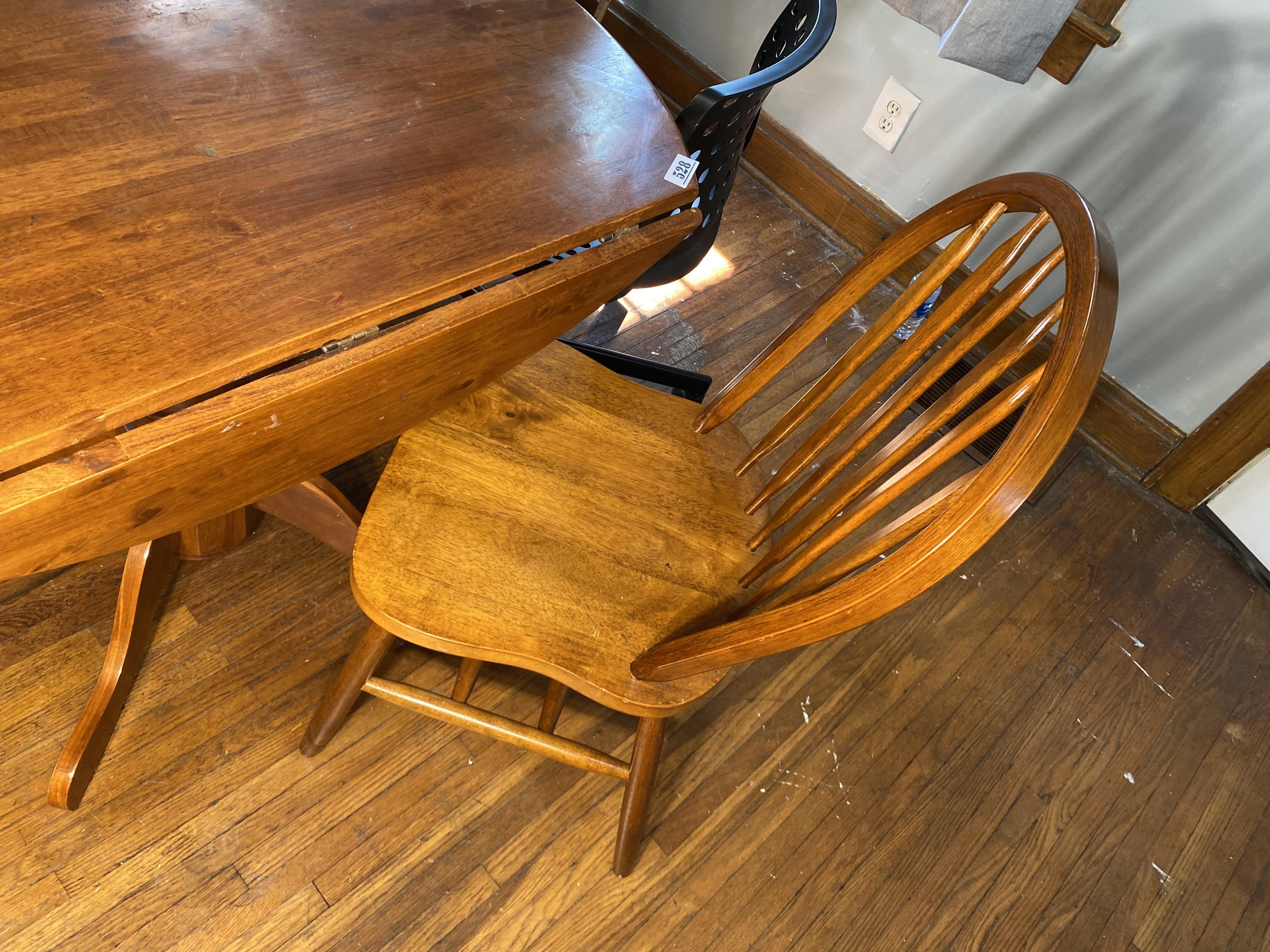 Wooden Dining Table Plus Two Chairs