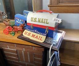 Group of vintage US Postal Service related items