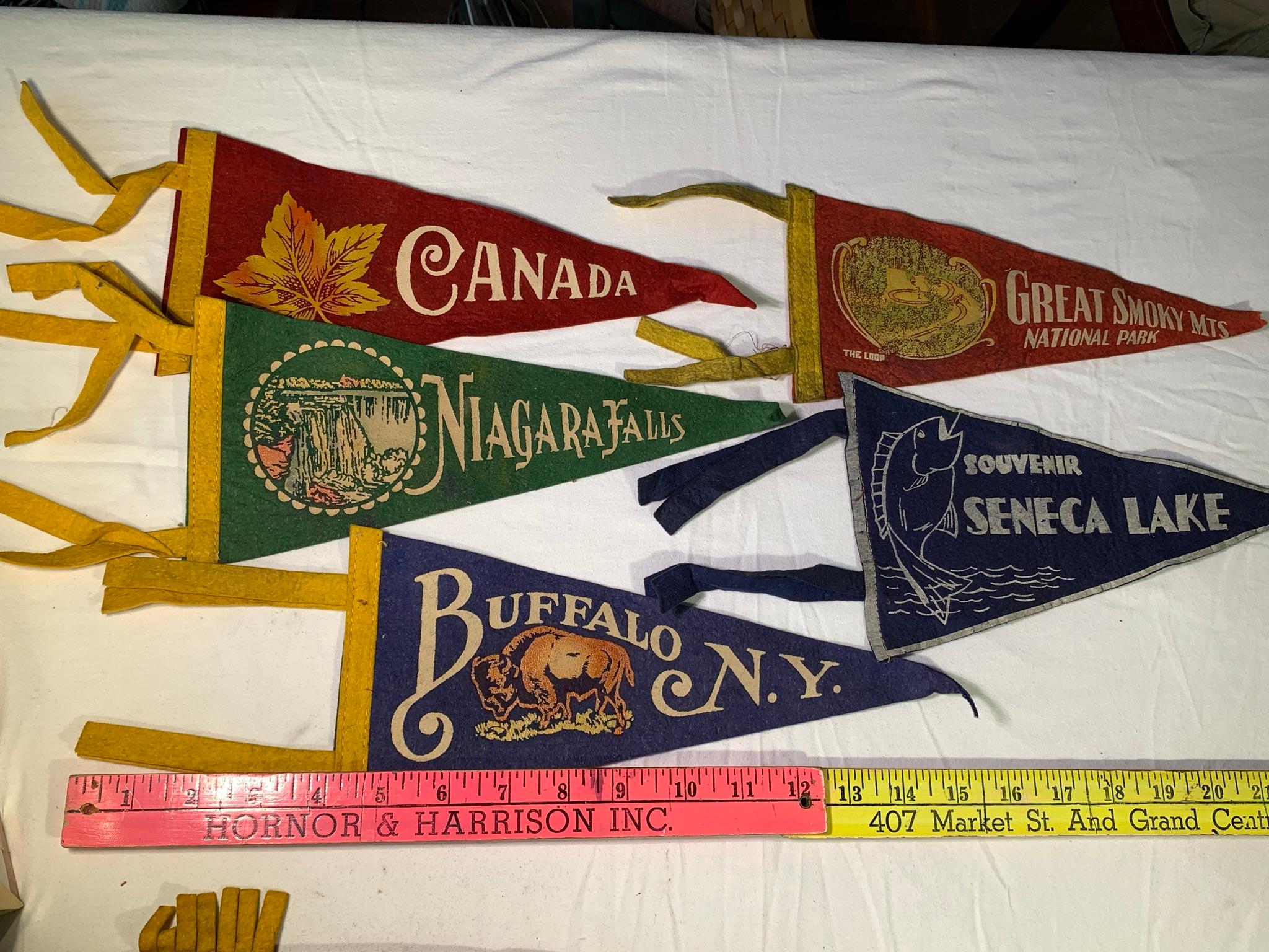 6 Felt Pennants