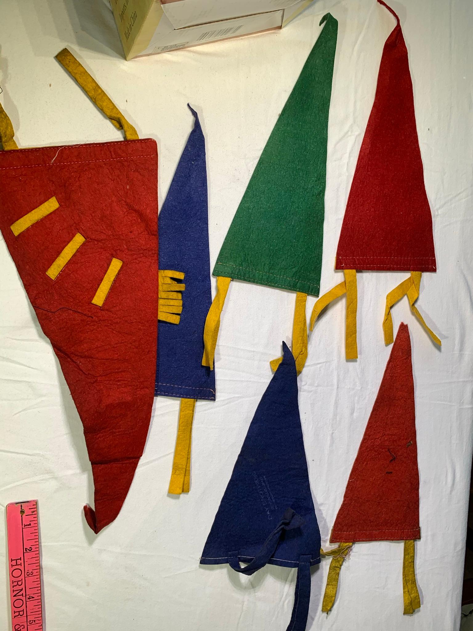 6 Felt Pennants