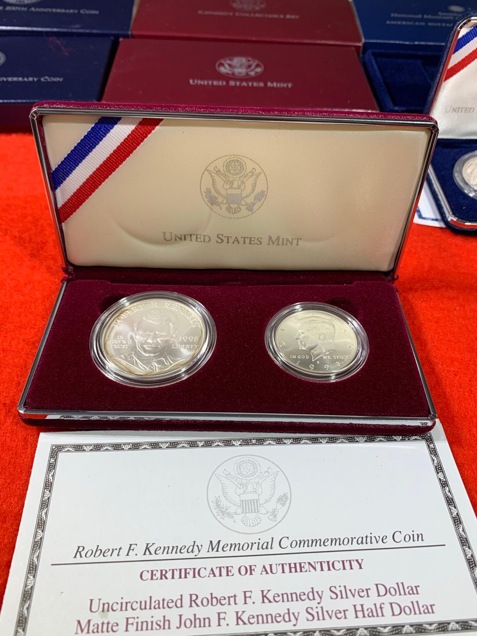 3 Silver Dollar Proof Sets